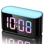 HOUSBAY Rainbow Alarm Clock for Bed