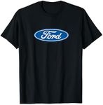 Ford - Distressed Blue Oval Logo T-Shirt