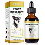 Natural Yeast Infection Treatment for Dogs, Dog Ear Infection Treatment Supports Dog Itch Relief, Dog Herbal Supplement, Helps to Support Itch Relief 2 fl oz ﻿