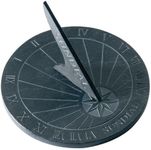 Esschert Design USA LS002 Round Slate Sundial