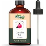 Organic Zing Camellia (Camellia japonica) Oil | Pure & Natural Carrier Oil for Skincare, Hair care & Massage - 118ml/3.99fl oz