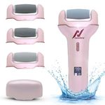 Nexlev Callus Remover| Foot Scrubber| Callus Shaver|3 Roller Heads| At-Home Professional Pedicure| Rechargeable|Type-C Charge| Waterproof| for Removing Dead & Hard Cracked Dry Skin | Smooth Sole CR-01