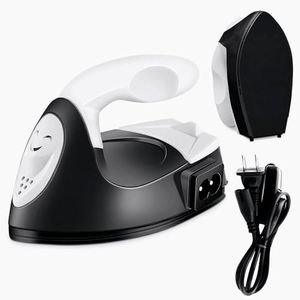 Mini Iron for Crafting – Black Mini Craft Iron for Patches, Sewing & Quilting with Ceramic Heating Plate & Long 60" Cord – Quick Heat-Up, Design for Easy Use on Small Tight Areas & DIY Projects