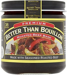 Better Than Bouillon Premium Roasted Beef Base, Made with Seasoned Roasted Beef, Blendable Base for Added Flavor, 38 Servings Per Jar, 8 OZ Jar (Single)