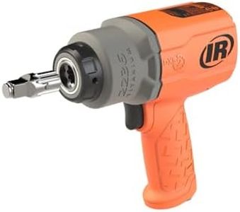 Ingersoll Rand 2236QTIMAX-O DXS2 1/2" Air Impact Wrench, Quiet, 1500 ft-lb Torque, Titanium Hammercase, Friction Ring Retainer, Orange