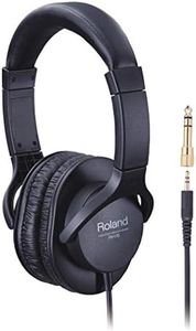 Roland RH-5 Comfort Fit Headphones for Musical Instruments, Black, Over Ear