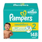 Pampers Swaddlers Newborn Diaper Size 2 148 Count