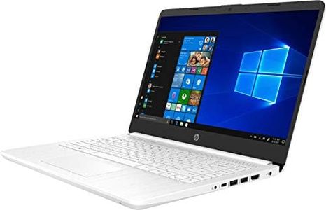 2020 HP 14" HD (1366 x 768) Thin and Light Laptop PC, Intel Celeron N4020 Dual-Core Processor, 4GB DDR4 Memory, 64GB eMMC, HDMI, WiFi, Bluetooth, Windows 10 S, 1 Year Microsoft 365, Snowflake White