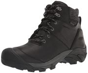 KEEN Men's Targhee 2 Waterproof Insulated Hiking Boots, Black/Black, 10 Medium US