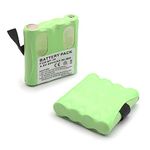 SUNDELY® 2 X Battery Pack Rechargeable Replacement for Motorola Radio TLKR-T3 T4 T5 T6 T7 T8 T9 T50 T60 T61 T80 Extreme T81 Hunter XT180 XTR446 Walkie Talkie Transceiver IXNN4002A 800mAh Ni-MH AAA