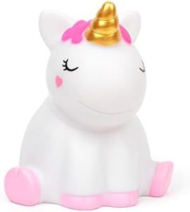 Legami - Luce notturna per Bambini, 4 Colori, Batterie incluse, 20 Ore di Autonomia, 10,4x11,5 cm, Tema Unicorn