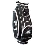 Team Golf NFL Philadelphia Eagles Albatross Golf Bag Lightweight, 10-Way Club Divider, Spring Action Stand, Insulated Cooler Pocket, Velcro Glove and Umbrella Holder & Lift Assist Handles