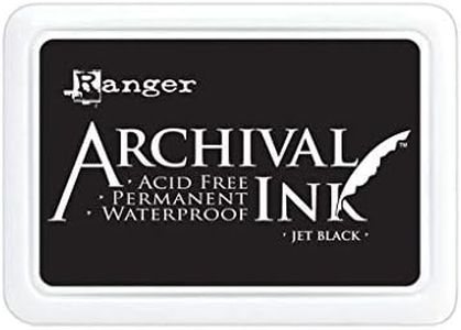 Ranger Archival 3 Jet Ink Pad Jumbo Black