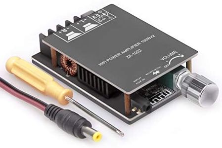 200W Bluetooth Amplifier Board TPA3116,DAMGOO 100W+100W Audio Amp Board with LC Filter Technique,Dual Channel DC8-24V,Password Free Connect to Phone Quietly