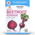 Organic Beetroot Powder 3oz – Pure Beet Root Powder Rich In Dietary Nitrates for Your Pre-Workout Smoothie, Juices & Baking – Vegan, Gluten-Free, Non-GMO Superfood