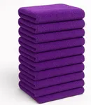 Paks Edgeless Microfiber Towels for Cars -16x16 Absorbent Microfiber Towel for Kitchen & Detail Towel -10-Pack Lintless Plush Microfiber Towels for Cars - Microfiber Cleaning Cloths for Car Detailing