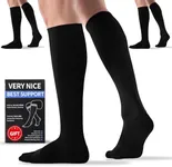 Bbfrey Medical Compression Socks 20-30 mmHg for Men Women (3 Pairs) - Best Support for All Day Wear, Pain Relief, Circulation