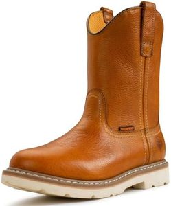 SUREWAY 10in Mens Soft Toe Waterproof Wellington Work Boot