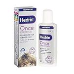 Hedrin Once Liquid Gel, Fast & Effective Lice & Nit Treatment, Kills Head Lice & Eggs, Clinically Tested, Suitable for Adults & Children, 1 x 100ml (4 x 25ml Treatments)