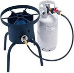 Camp Chef SHP-RL High Pressure Single Burner Cooker with Detachable Legs and Round Top (Black)