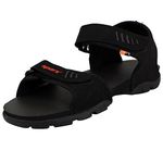 Sparx mens SS 101 | Latest, Daily Use, Stylish Floaters | Black Sport Sandal - 8 UK (SS 101)