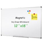 XIWODE Magnetic Dry Erase Board, Wall Mounted Whiteboard, 18 X 12 Inches, Lightweight White Board, Wall Mounted Board for Kids, Home, Office, School...