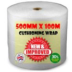 Bubble Wrap Roll 500mm x 100m (Small Air Bubbles)