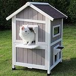 Feral Cat Shelter Outdoor with Esca