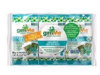 gimMe Organic Roasted Seaweed Snacks 30g Multipack - Sea Salt Flavour - Healthy On-The-Go Snack for Kids & Adults - Keto, Vegan, Gluten Free - 6 x 5g