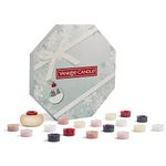 Yankee Candle Advent Calendar 2022 Wreath | Scented Candles Gift Set | 24 Scented Tea Lights and 1 Tea Light Holder | Snow Globe Wonderland Collection