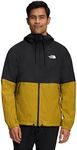 The North Face Men's Antora Rain Hoodie,TNF Black/Mineral Gold,Medium