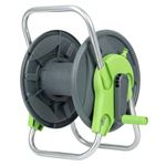Vinka Hose Reel Stand (Plastic) Complete Set for Holding Water Pipe of 1/2(inch) 100 Mtr. Easy Winding Rewinding. Saves Pipe from Cuts, Kinking, Breakages and extends life of Water Pipes