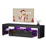Tantmis Black LED TV Stand for 55/6
