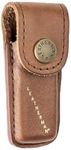 Leatherman Heritage Holster - Made of Leather with Press Stud Fastening and Leatherman Lettering, for Micra Model, Size Extra Small, in Brown