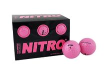 Nitro Women's Maximum Distance Golf Balls (Pack of 12) - Pink