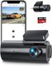GKU 4K WiFi Dash Cam, Dual Front & Rear 4K+1080P, Hidden Car Camera with Night Vision, 64GB SDcard Inserted, Loop Recording, G-Sensor, WDR, Parking Monitor, Supports up to 128GB