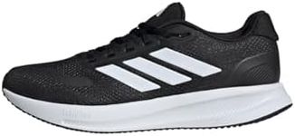 adidas Men's Runfalcon 5 Wide Running Shoes, Core Black/Cloud White/Core Black, 8 UK