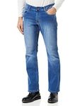 Enzo Men's Ez401 Bootcut Jeans, Blue (Light Blue Light Blue), 32W 32L UK