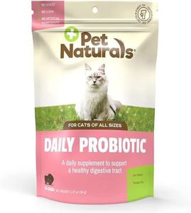 Pet Naturals Daily Probiotic for Cats, 30 Chews - Digestive and Immune Support Supplement for Cats