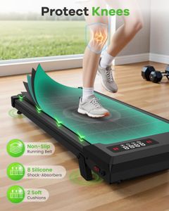 HomeFitnessCode Walking Pad Treadmill – Compact Foldable Electric