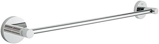 GROHE Essentials Towel Rail (450mm) German Engineered, Metal In Stainless Steel-Look and with Concealed Fastening 40688DC1