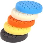 5 Pack 6/7" Polishing Sponge Waxing Drill Buffing Pads Compound Auto Car Polisher for Car Polisher Boat Polisher (6 Inch)