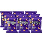 The Healthy Binge Amaranth Baked Chips Snacks for Adults and Kids| Healthy snacks for kids and adults | Classic Cheese Flavour | Protein | Gluten Free | 0% Cholesterol | Pack of 9 (40 Gm X 9)