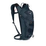 Osprey Siskin 8 Men's Bike Hydration Backpack with Hydraulics Reservoir, Slate Blue