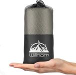 WILLNORN Sleeping Bag Liner,Travel Sheets & Adult Sleep Sack for Backpacking,Hotels & Hostels,Lightweight Single Camping Sleeping Bag Liners for Travel Business Trips-Kahki