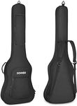 Donner 47 Inch Electric Bass Guitar Gig Bag 0.4in Padded Sponge 600D Thick Ripstop Waterproof Nylon Dustproof Soft Carry Case for Home Storage Travel 3 Pockets Dual Adjustable Straps Black