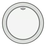 Remo P31320C2 Powerstroke 3 Clear 20-Inch Bass Drum Batter Head with White Falam Patch