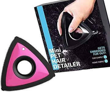 EPISKEY® Mini Pet Hair Remover for Dog Hair Remover Cat Hair Remover Brush for Auto Detailing, Car Home and Fabric Cleaning Reusable (Multi Color) (PET_DETAILER)