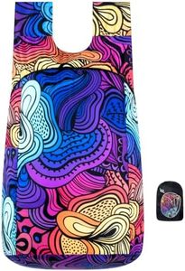 Nanobag Daypack - Ultralight 16L Foldable Travel & Hiking Backpack, Reusable, Packable, Collapsible Bag for Men & Women (Psychedelic)