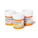 BigMouth Inc. Prescription Pill Bottle Shaped Shot Glass Set, 3-Pack